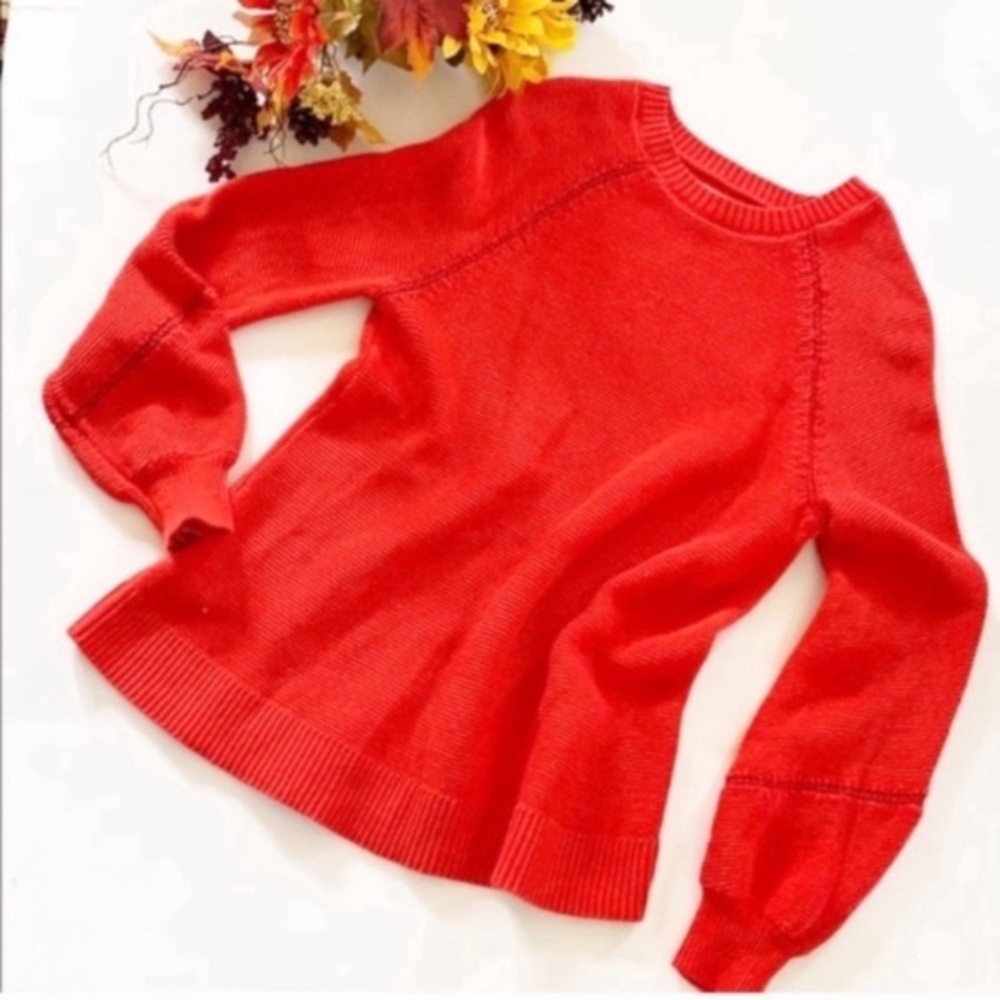 Loft chunky knit crew neck sweater size S
